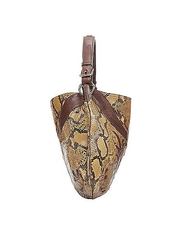 Ralph Lauren Ralph Lauren Purple Label Proprietor scaled leather Western Flame hobo bag (view 2)