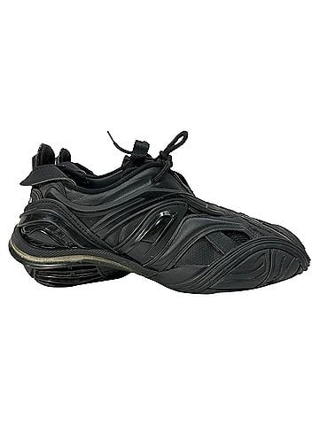 Balenciaga Balenciaga Tyrex Lace-Up Sneakers in Black Polyurethane (view 1)