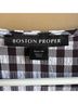 Boston Proper Checkered-gingham Black White 3/4 Sleeve Top Size 14 - photo 3