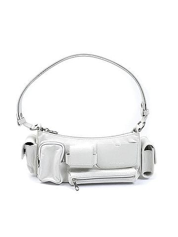 Balenciaga BALENCIAGA Super Busy Shoulder Bag, White, 802227, Women's (view 1)