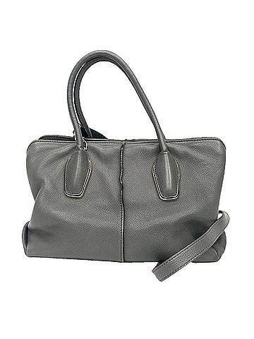 Tod's TOD'S D-BOW Shoulder Bag/Handbag in Grey Leather (view 1)