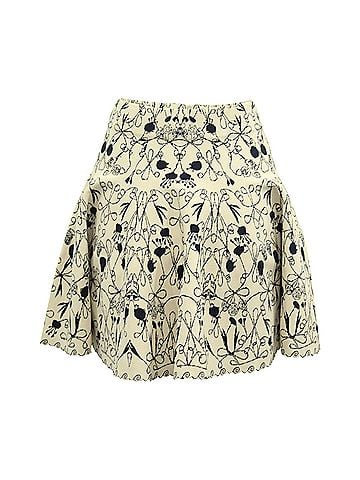 Alaïa Alaia Printed Skirt in Multicolor Viscose  (view 1)