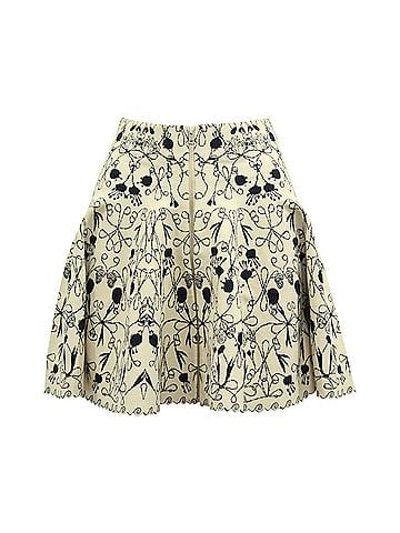Alaïa Alaia Printed Skirt in Multicolor Viscose  (view 2)