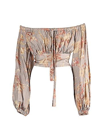 Zimmermann Zimmermann Unbridled Maiden Blouse in Floral Print Viscose (view 1)