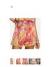 Ramy Brook Floral Orange Pink Swimsuit Cover Up Size S - photo 5