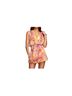 Ramy Brook Floral Orange Pink Swimsuit Cover Up Size S - photo 1