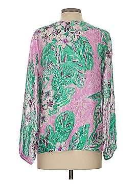 Lilly Pulitzer Long Sleeve Silk Top (view 2)