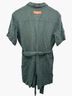 RIVET.UTILITY 100% Linen Green Jumpsuit Size L - photo 10