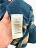 Free People 100% Cotton Tie-dye Blue Tan Jacket Size XS - photo 5