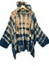 Free People 100% Cotton Tie-dye Blue Tan Jacket Size XS - photo 1