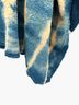 Free People 100% Cotton Tie-dye Blue Tan Jacket Size XS - photo 8
