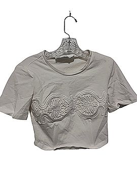 Self-Portrait Short Sleeve Blouse (view 1)