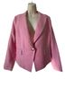 Veronica Beard 39% Polyester 33% Cotton 26% Viscose 2% Other 100% Polyester Tweed Pink Blazer Size 14 - photo 1
