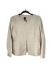 Eileen Fisher 100% Silk 100% Silk Solid Ivory Tan Jacket Size Small Petite - photo 7