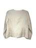 Eileen Fisher 100% Silk 100% Silk Solid Ivory Tan Jacket Size Small Petite - photo 2
