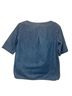 Rag & Bone 100% Cotton Solid Blue Short Sleeve Top Size S - photo 2