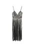 MARCHESA notte Silver Cocktail Dress Size 16 - photo 1