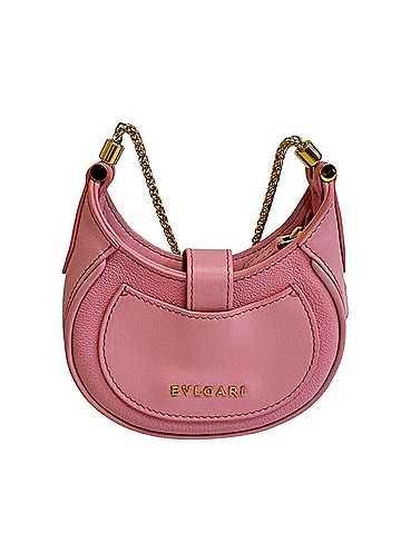 Bvlgari BVLGARI Ellipse Micro Chain Shoulder Bag, Snake Serpenti Pink, Women's (view 2)