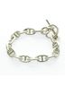 Hermès 100% Sterling Silver Silver Toned Hermes Chaine D'Ancre MM Silver 925 No Stone Charm Bracelet Silver One size - photo 1