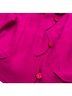 Armani Collezioni 100% Wool Solid Pink Coat Size 14 - photo 5
