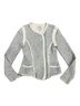 Lucky Brand 100% Cotton Gray White Jacket Size S - photo 1
