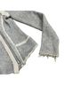 Lucky Brand 100% Cotton Gray White Jacket Size S - photo 5