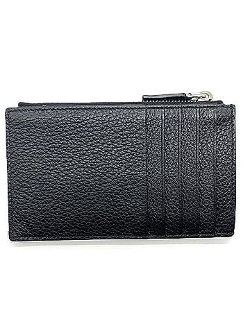 Prada Prada Vitello Dino Leather Card Case/Coin Case, Black, 2MC086 2E54 PRADA (view 2)