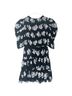 Cinq à Sept Floral Black White Cocktail Dress Size 6 - photo 2