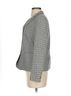 maxmara 100% Cotton 63% Acetate 37% Viscose Houndstooth Black White Blazer Size 8 - photo 5