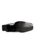 Andrea Black Women's Medium Heel Riveted Ankle Booties Size 8 - photo 4
