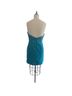 Panoply 100% Poly Teal Cocktail Dress Size 12 - photo 2