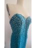 Panoply 100% Poly Teal Cocktail Dress Size 12 - photo 7