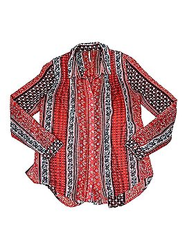 Free People Long Sleeve Button Down Shirt