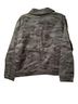 Democracy Camo Blue Green Gray Denim Jacket Size L - photo 2