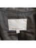 Classiques Entier Solid Black Leather Jacket Size XL - photo 3