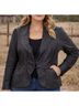 Classiques Entier Solid Black Leather Jacket Size XL - photo 5