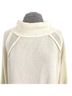 Free People Solid Ivory Pullover Sweater Size M - photo 3