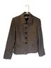 Tahari Tweed Brown Wool Blazer Size 8 - photo 1