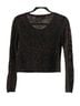 Peruvian Connection Black Gold Cardigan Size XS - photo 2