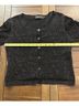 Peruvian Connection Black Gold Cardigan Size XS - photo 5