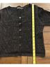 Peruvian Connection Black Gold Cardigan Size XS - photo 4