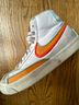 Nike White Orange Teal Red Sneakers Size 10 1/2 - photo 6