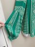 Hale Bob Aztec Or Tribal Print Green Long Sleeve Blouse Size XS - photo 4
