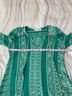 Hale Bob Aztec Or Tribal Print Green Long Sleeve Blouse Size XS - photo 8