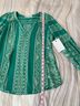 Hale Bob Aztec Or Tribal Print Green Long Sleeve Blouse Size XS - photo 9
