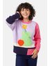Gorman 100% Cotton Color Block Multi Color Pullover Sweater Size 8 - photo 3