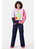 Gorman 100% Cotton Color Block Multi Color Pullover Sweater Size 8 - photo 4