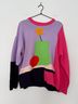 Gorman 100% Cotton Color Block Multi Color Pullover Sweater Size 8 - photo 6
