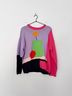 Gorman 100% Cotton Color Block Multi Color Pullover Sweater Size 8 - photo 5