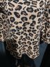 Tahari Animal Print Brown Black Long Sleeve Blouse Size M - photo 3